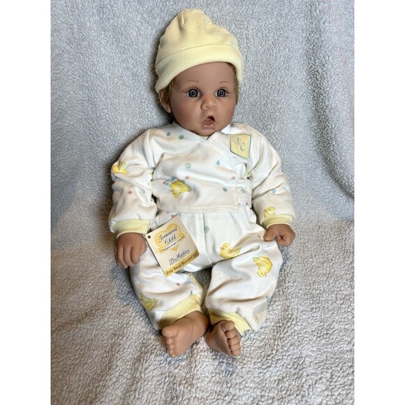 Treasured Child Lee Middleton Doll limited by Reva Schick Blond Hair Blue Eyes - Picture 1 of 11